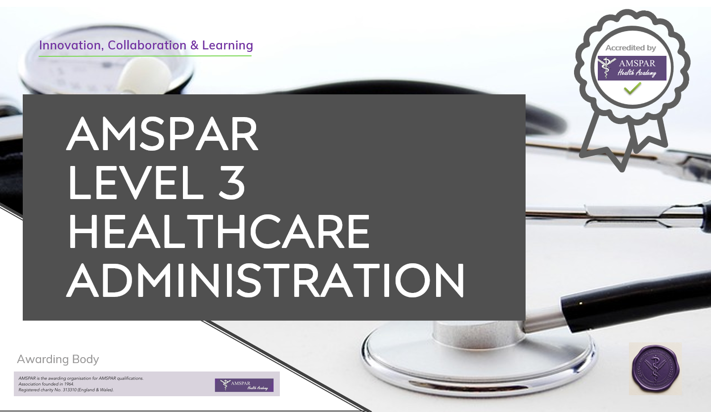 Level 3 Certificate in Healthcare Administration