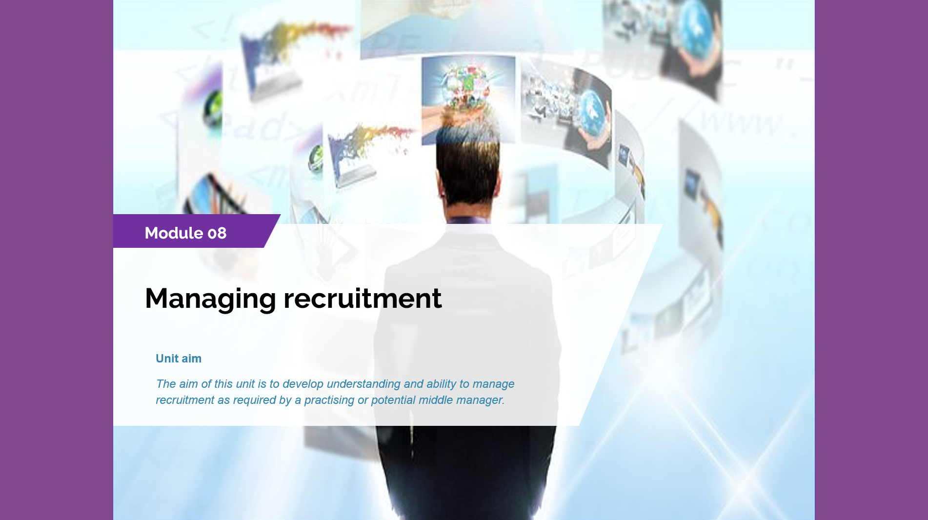 Level 5 Managing recruitment