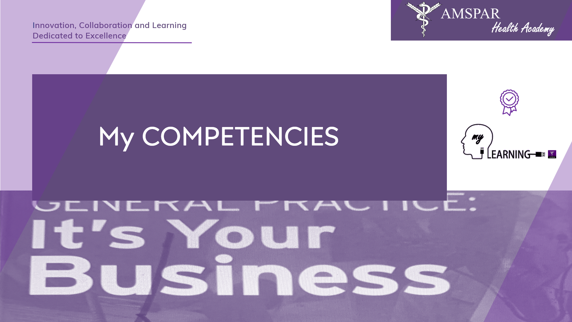 AMSPAR - My Competencies